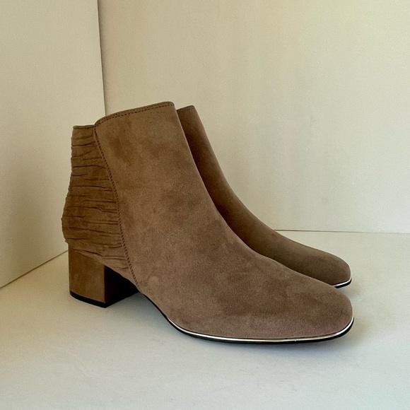 Kelly & Katie Werinna Taupe Suede Boots - Picture 3 of 9